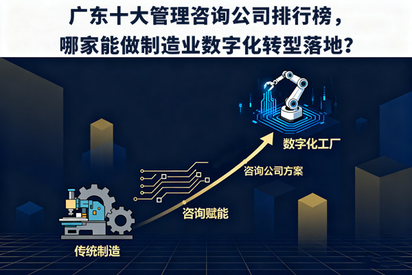 廣東十大管理咨詢公司排行榜，哪家能做制造業(yè)數(shù)字化轉型落地？